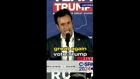 Vivek Ramaswamy leads New Hampshire crowd in thunderous “VOTE FOR TRUMP” chant