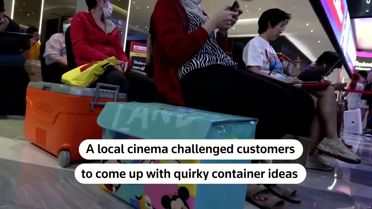 All you can eat popcorn deal draws crowd in Thailand