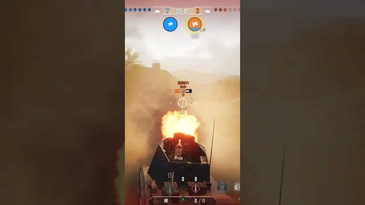 World of Tanks: pot shot him then he finished me off. lol