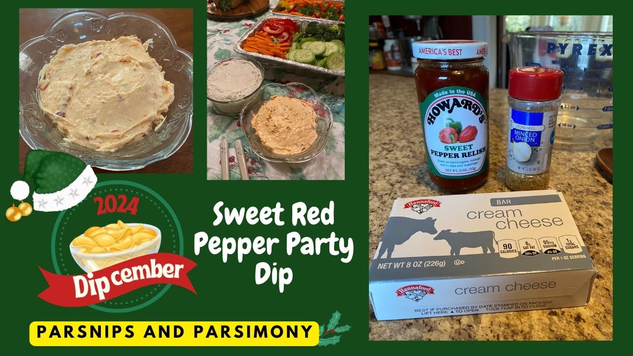 Sweet Red Pepper Party Dip + Bonus - DIPCEMBER collab 2024