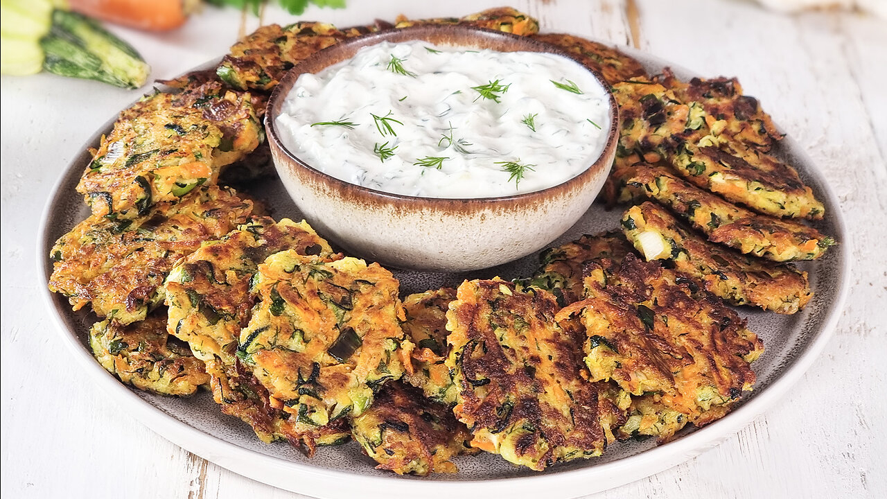 The Best Zucchini Carrot Fritters - Easy, Quick, Tasty and Nutritious