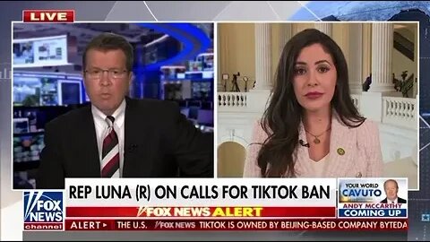 Rep. Luna goes off on TikTok during Neil Cavuto interview!