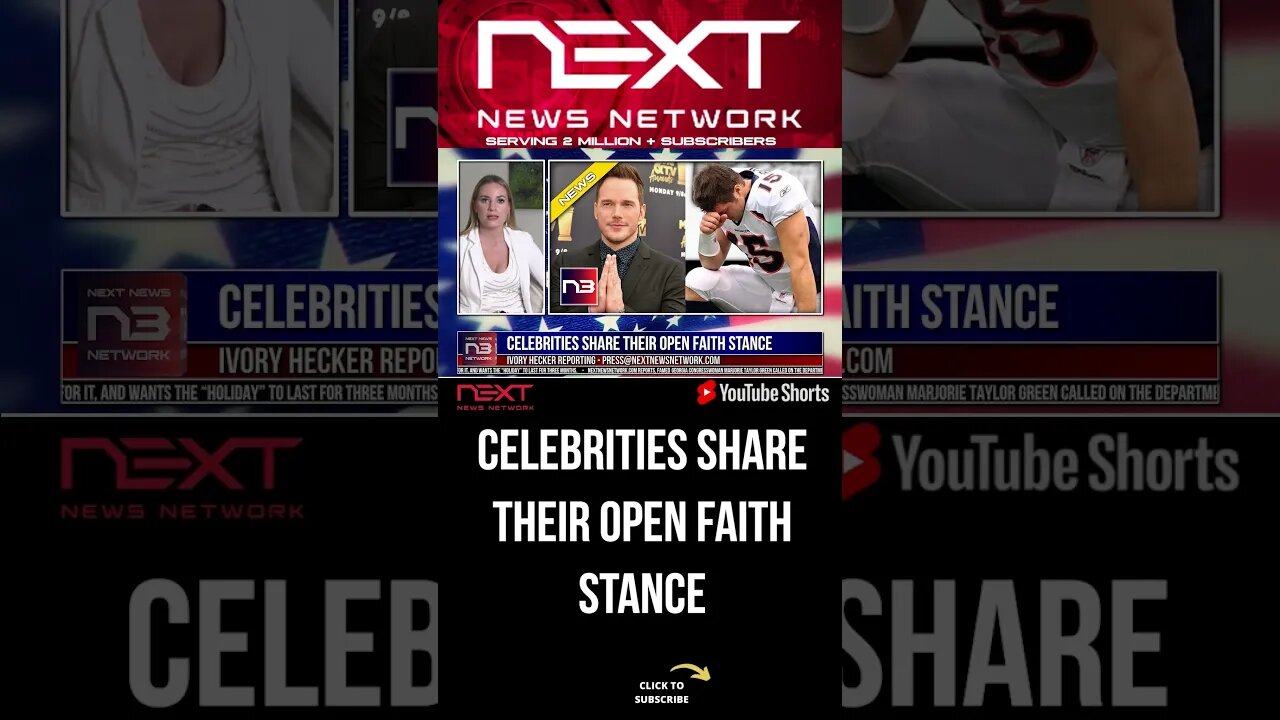 Celebrities Share Their Open Faith Stance #shorts