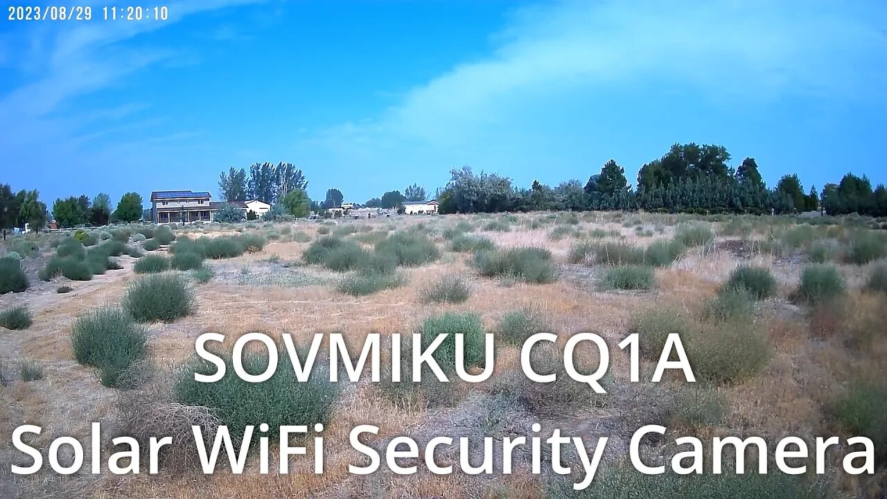 SOVMIKU CQ1A Solar WiFi Security Camera