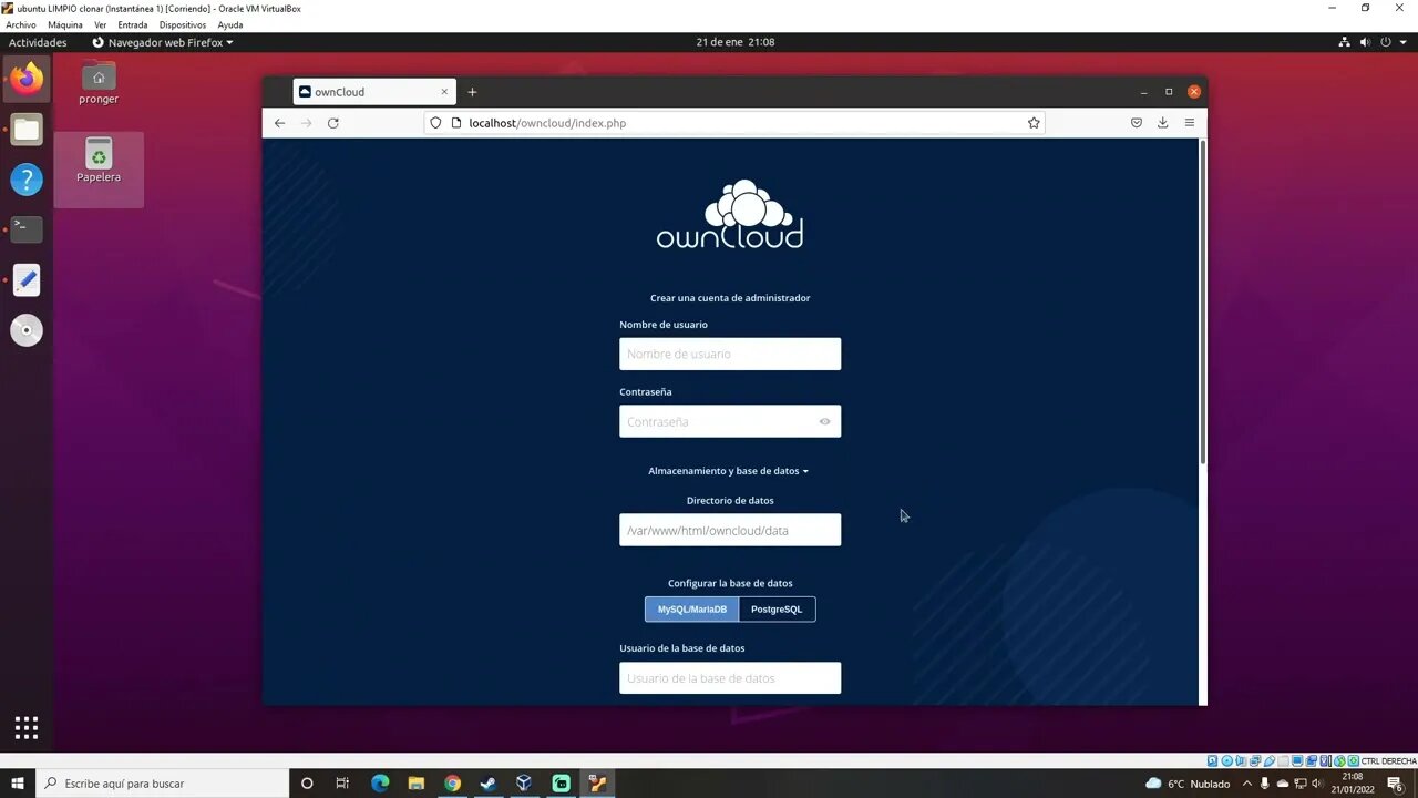 Cómo instalar Owncloud Ubuntu 20.04 - Tutorial 2023
