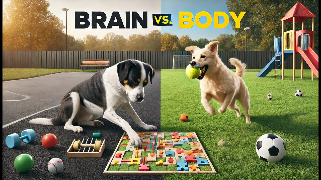 Brain Training vs. Physical Exercise for Dogs: What's More Important?