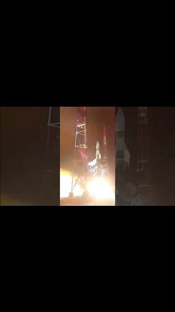 Carrying two military satellites Soyuz-2.1b rocket blasts off from Plesetsk spaceport