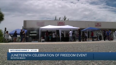 530PM: Boynton Beach Mayor Steven Grant leads Juneteenth celebration