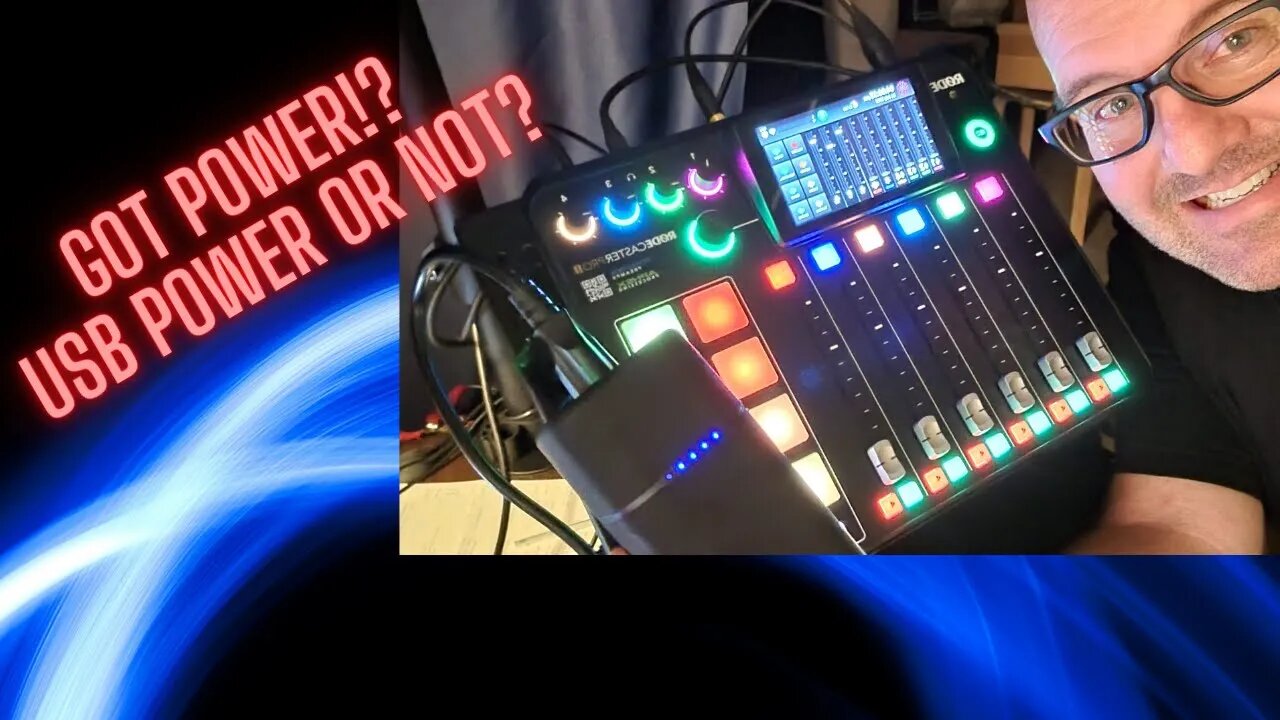 RodeCaster Pro 2 will USB power work??