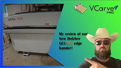 Our new Holzher GLU-JET Edge Bander