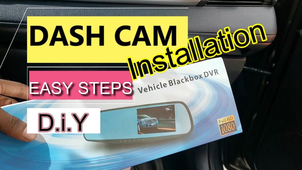 My Toyota vios Vehicle Dashcam Installation DiY DVR Clean Easy Steps