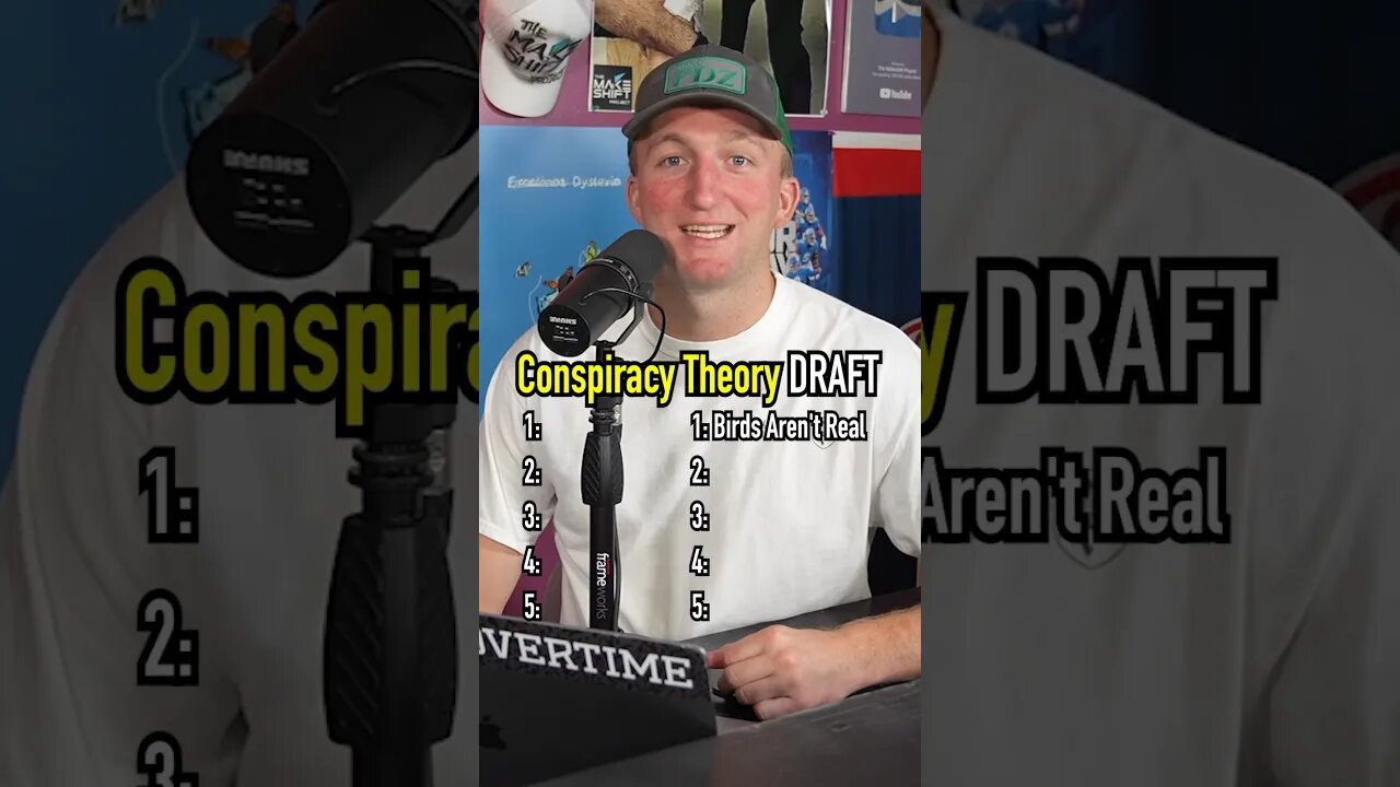 DRAFTS ARE BACK! The Conspiracy Theory Draft! #shorts #drafts #conspiracy #theory #aliens