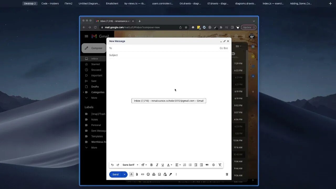 Receiving Emails (322)