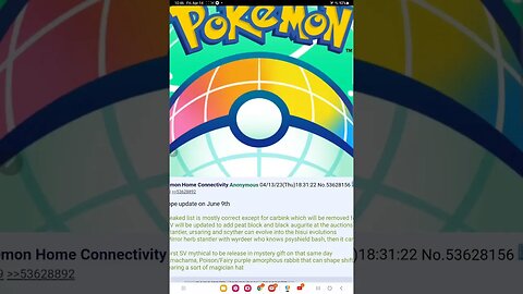 Pokémon home compatibility date leaked