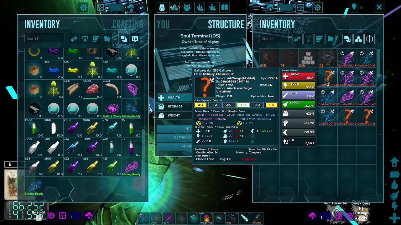 ARK Survival Omega Mod - Taming and Breading