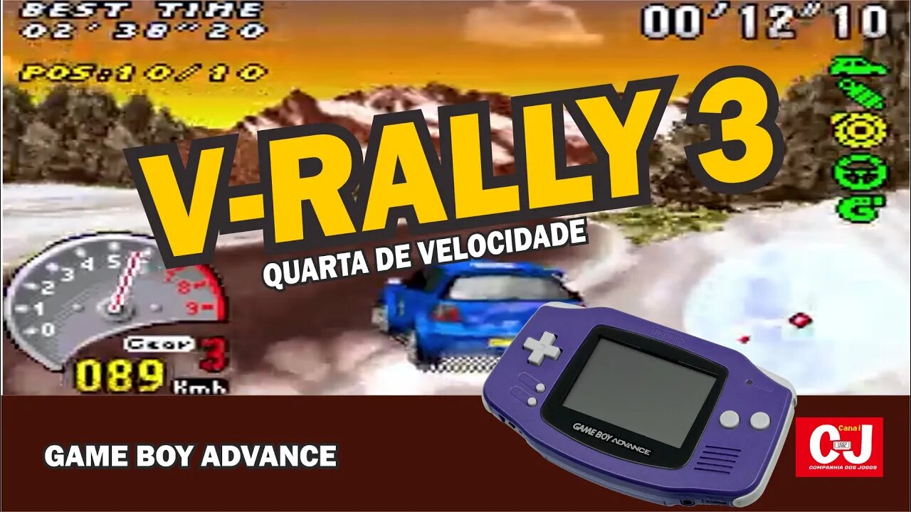 V-Rally 3 para o Game Boy Advance!