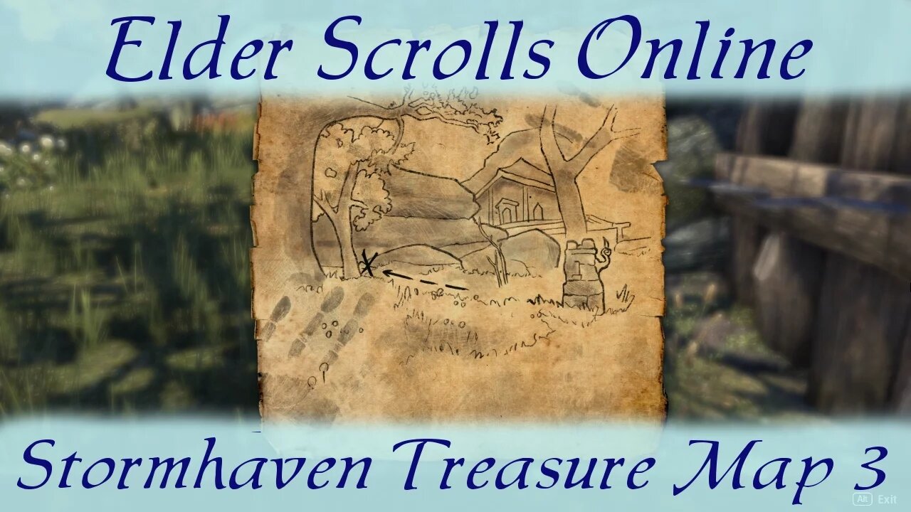 Stormhaven Treasure Map 3 iii [Elder Scrolls Online] ESO