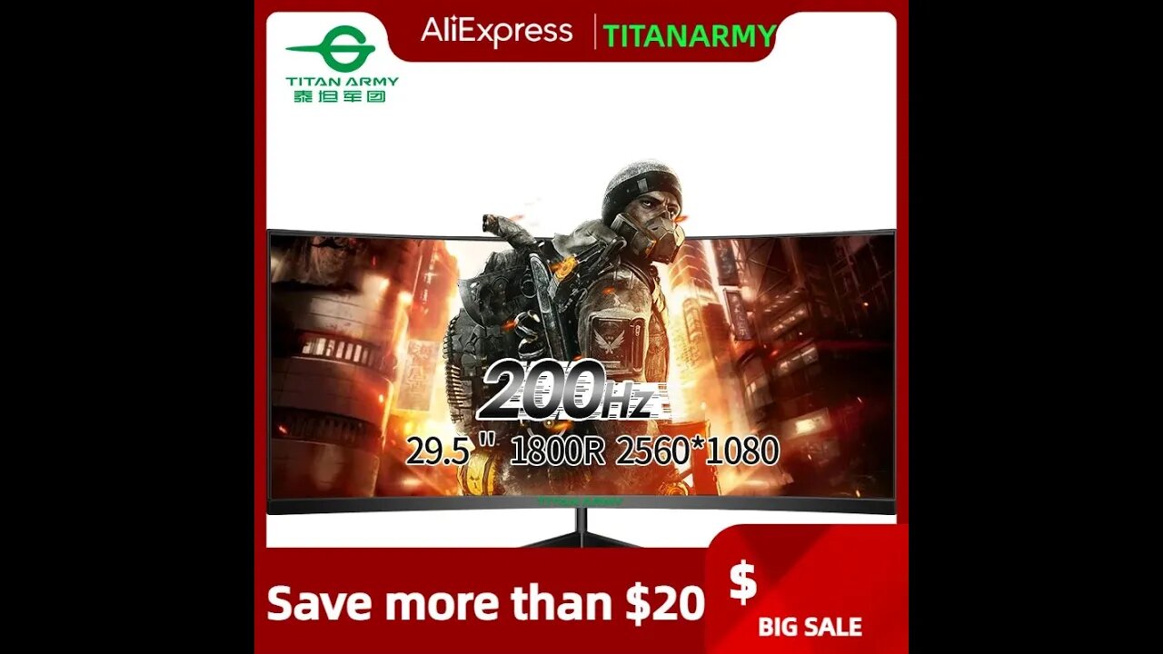 Ultimate Gaming Experience: English Curved 200 Hz Monitor Review