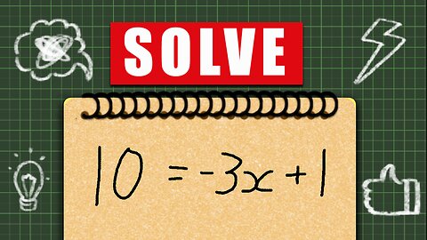 Solving the equation y=mx+b