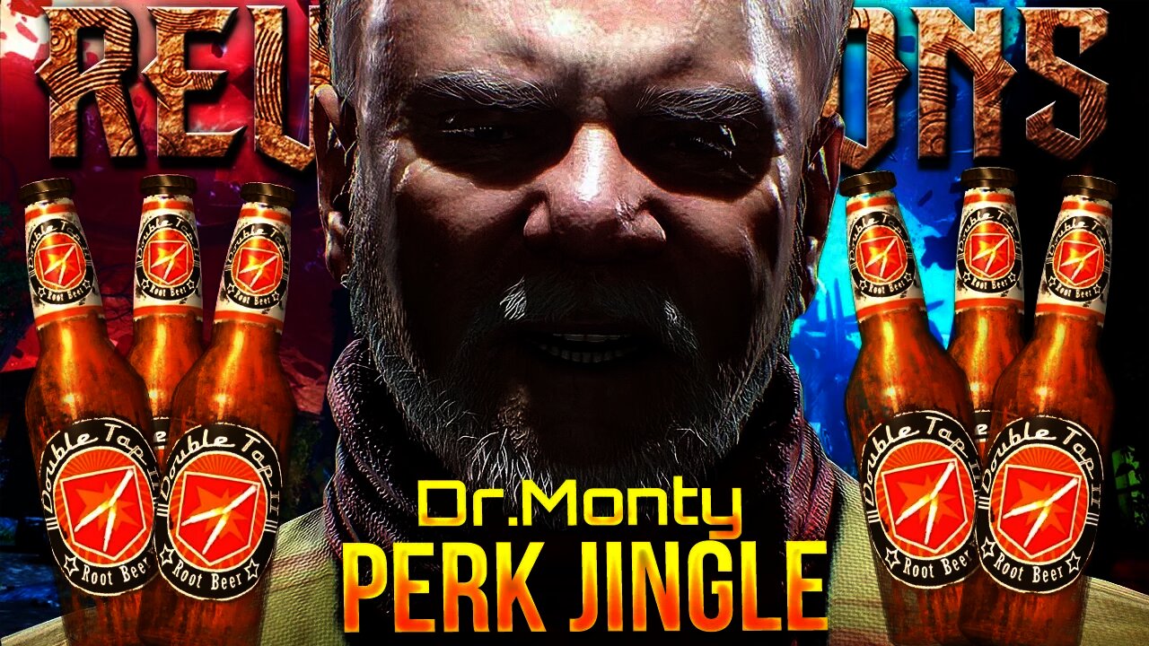 Dr. Monty Singing DOUBLE TAP Perk Jingle! - Revelations Hilarious Easter Egg (Black Ops 3 Zombies)