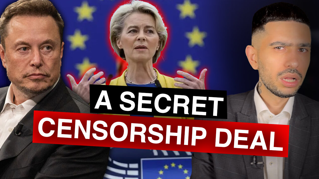 Elon Musk EXPOSES Europe’s Secret Deal to CENSOR SPEECH on X