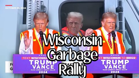 Trump Rally in Wisconsin after Biden calls MAGA Garbage.