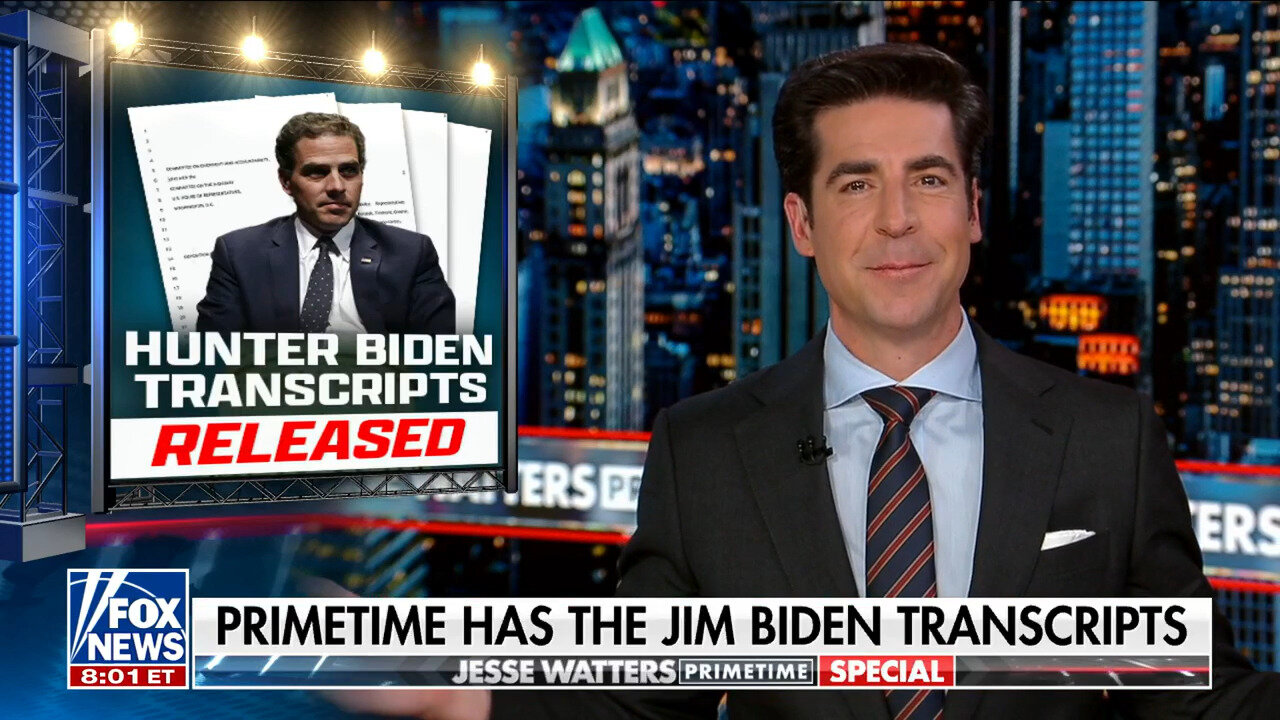 Jesse Watters: Jim Biden Was There To Keep His Nephew Company?