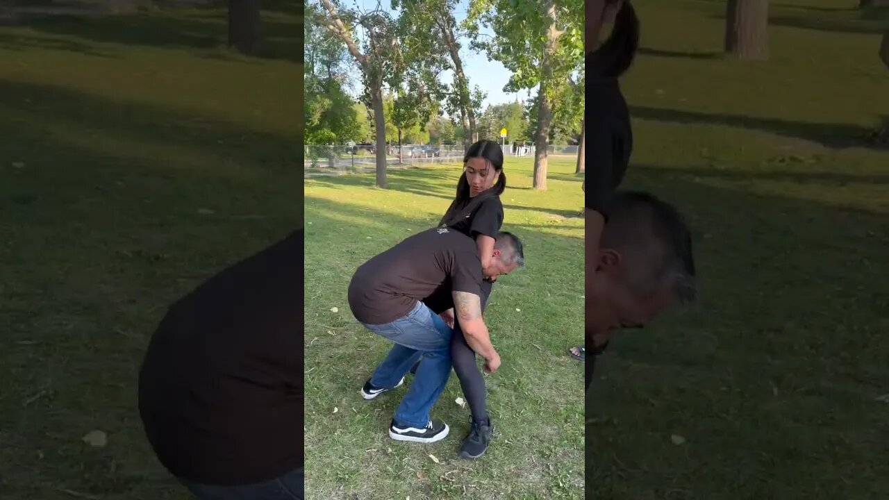 Escape An Attacker Throwing You Over Their Shoulder - Self Defense for Youth