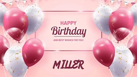Happy Birthday to Miller - Birthday Wish From Birthday Bash