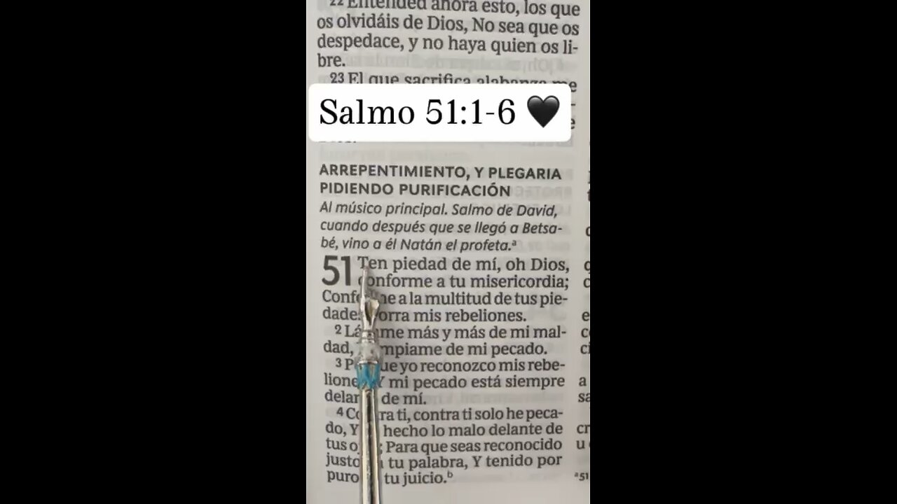 Lee la Biblia conmigo 1 minuto 📖