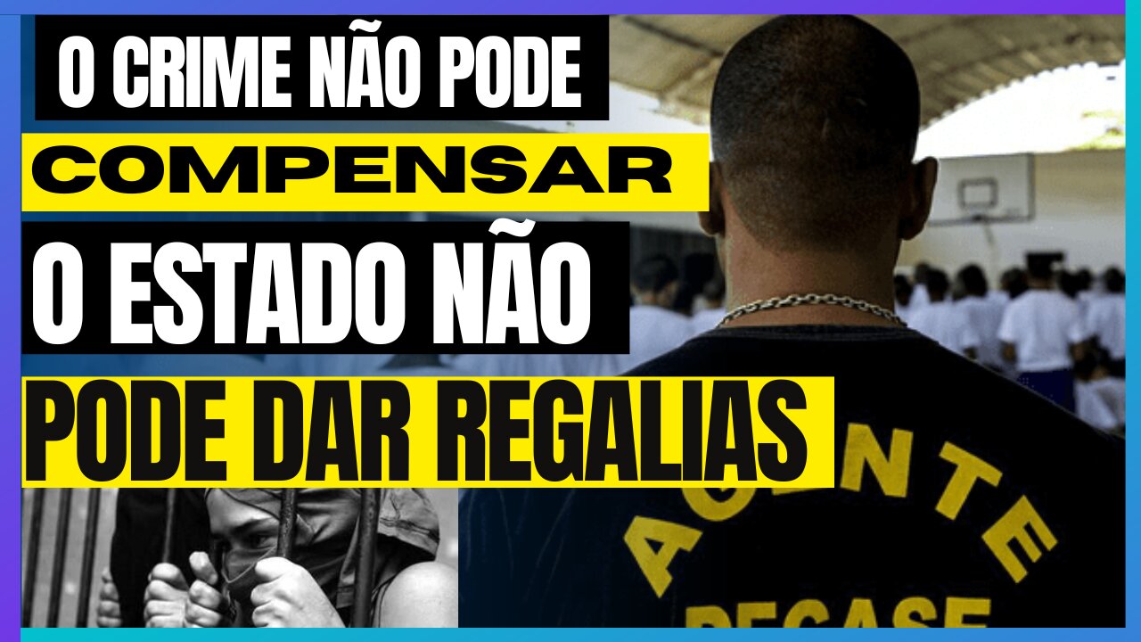 O Estado Não pode dar regalias para v@gabundos :"O Lado Oculto do Sistema