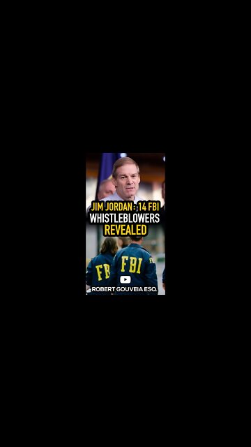 Jim Jordan: 14 FBI Whistleblowers REVEALED #shorts