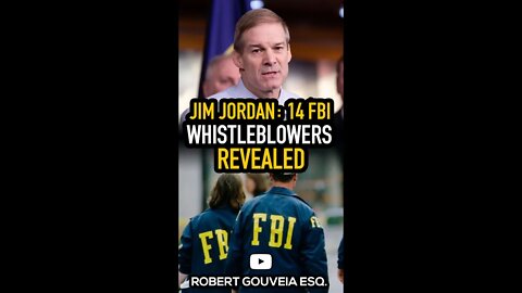 Jim Jordan: 14 FBI Whistleblowers REVEALED #shorts