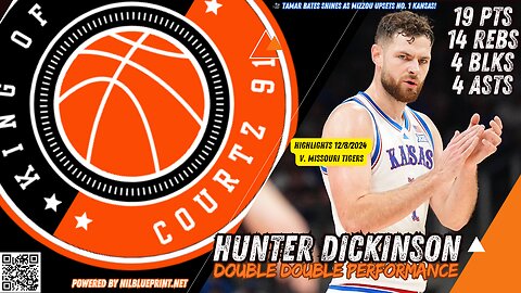 Hunter Dickinson’s Double-Double Dominance!