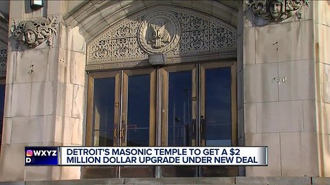 $2 million in renovations coming to Detroit's Masonic Temple