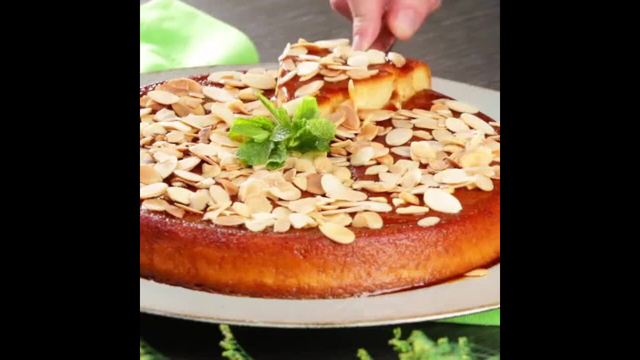 Nougat flan