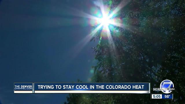 Trying to stay cool in the Colorado heat