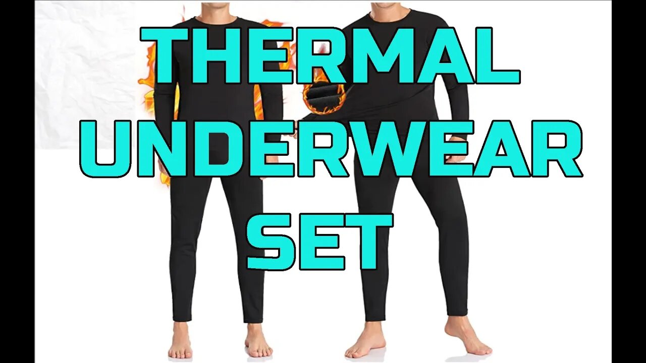 Super Comfy and Warm SIMIYA Thermal Underwear Set