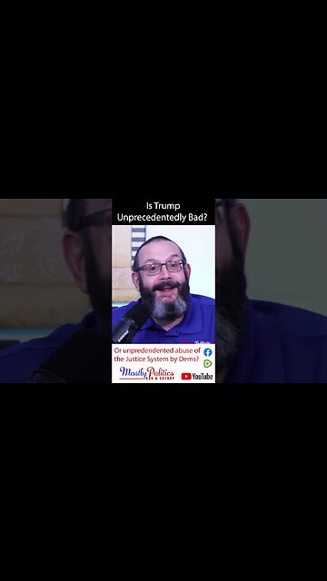 #shorts Is Trump unprecedentedly bad president or unprecedented abuse of our justice system?