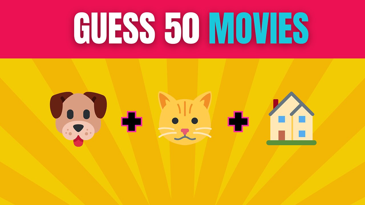 Guess the Movie by Emoji Quiz (50 Movies Emoji Puzzles)