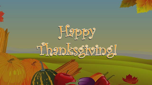 Happy Thanksgiving Greeting Card 1