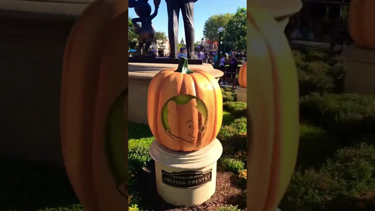 Jack o’lanterns for each land at Disneyland #disneyland #halloween #jackolanterns #jackskellington