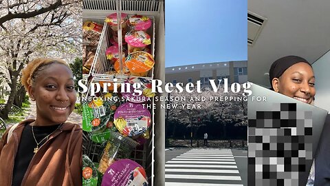 Spring Reset🌷 | unboxing, Sakura season, and new year prep