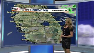 Rain Chances Today, Sunshine This Weekend