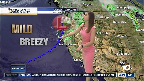 10News Pinpoint Weather with Meteorologist Megan Parry