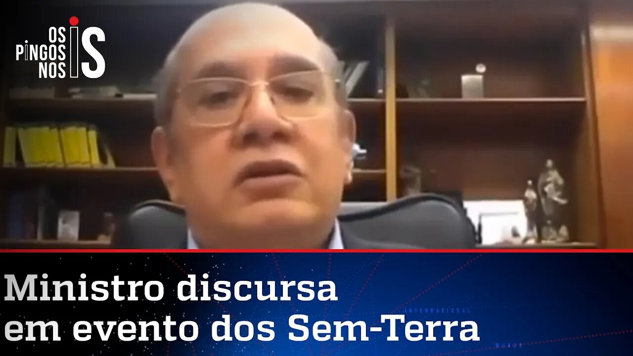 Gilmar Mendes se emociona em live do MST