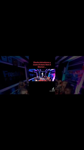 Jon Zherka inteoduces a room of more then 2 Women on Fresh and Fit. Shorts