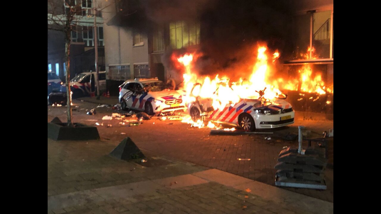 protests continue in Rotterdam, Netherlands