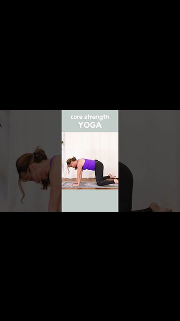 Easy Yoga! Beginners Core Strength, try this for 60 seconds!