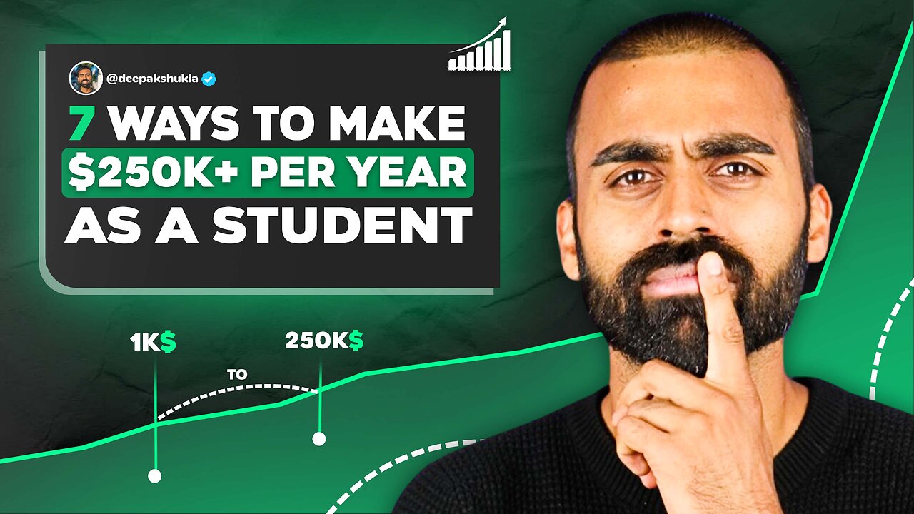 7 Ways to Make $250k+ Per Year As a Student